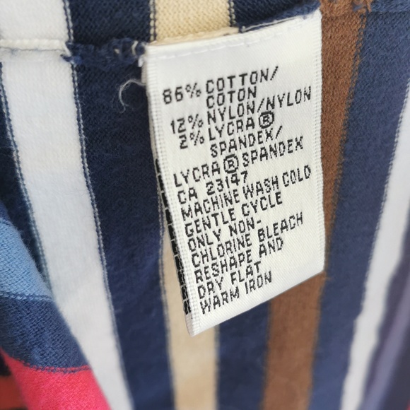 TALBOTS,SIZEM,colored stripes - Picture 3 of 4